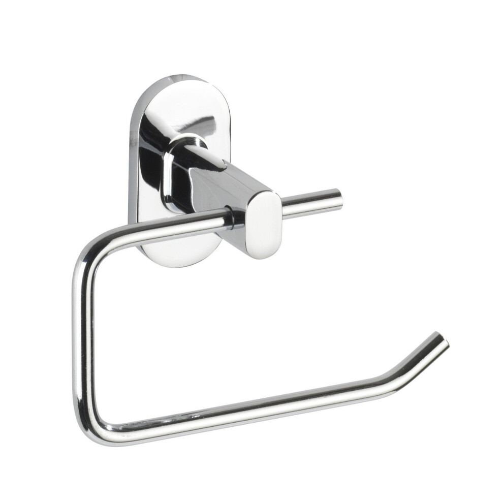 Wenko "Puerto Rico Toilet Roll Holder with Power Loc, Chrome
