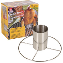 Barbecue Beer Can Vertical Chicken Roaster Grill Stand Cooker BBQ Holder