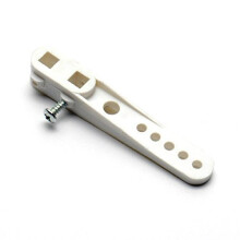 Bulk Hardware BH04065 Multi Adjustable Plastic WC Toilet Cistern Replacement Flush Lever Arm - White