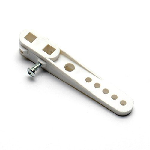 Bulk Hardware BH04065 Multi Adjustable Plastic WC Toilet Cistern Replacement Flush Lever Arm - White