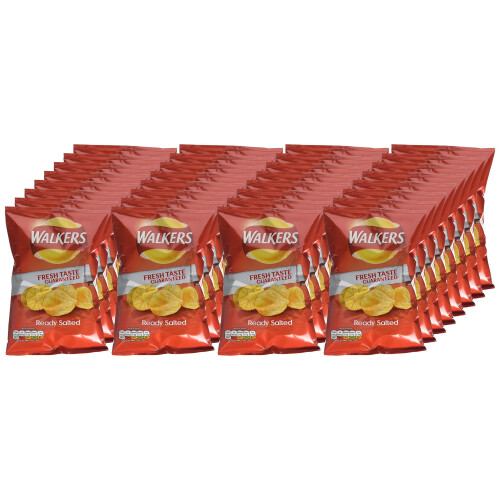 Walkers Walkers Ready Salted Crisps, 32.5 g (Pack of 32)