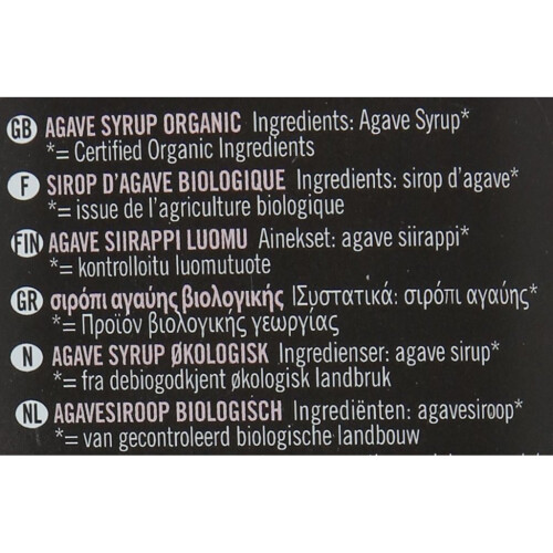 Biona Dark Squeezy Agave Syrup, 250 ml 2