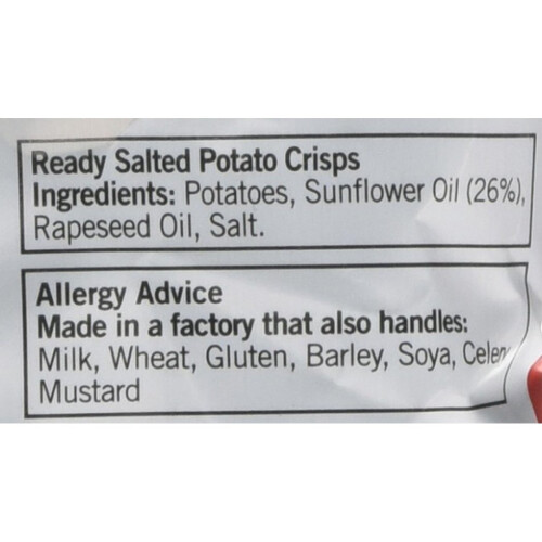 Walkers Walkers Ready Salted Crisps, 32.5 g (Pack of 32) 2