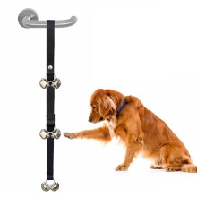 ADOGO Dog Puppy Potty Training DoorBells - Length Adjustable Dog House Toilet Training Bells