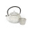 Victor Cast Iron Teapot, Ivory/Gold 1