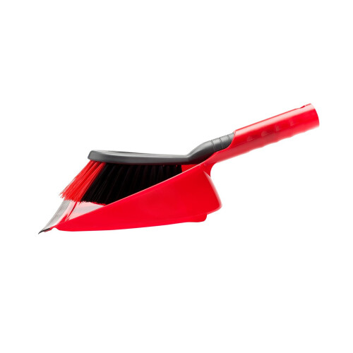 Vileda Vileda 2-in-1 Dustpan Set, Red 1