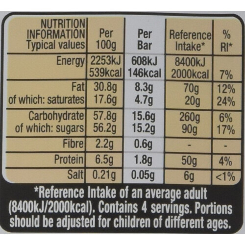 Aero Aero Milk Chocolate Bar, 4 x 27g 1