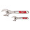 Milwaukee Milwaukee 48227400 6/10-Inch Adjustable Wrench Set - Silver/Red 2