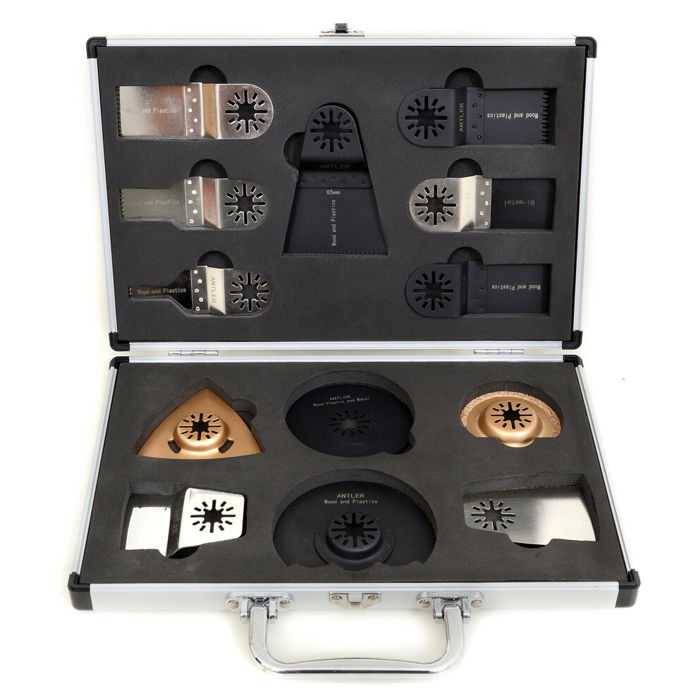 Antler 13 Blades Case Set for Fein Multimaster Multi talent Einhell Milwaukee Bosch Multitool