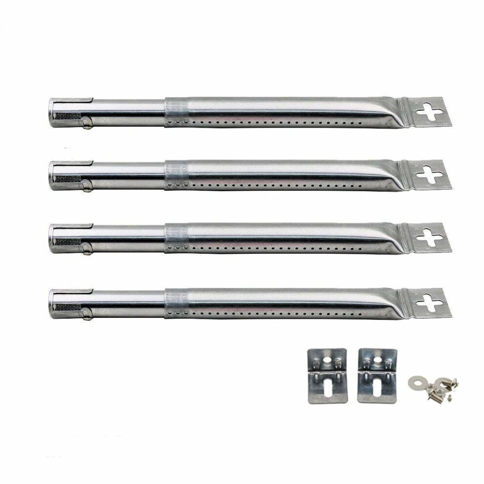 Bar.B.Q.S 4 Pack 42204 Universal BBQ Gas Grill Replacement Stainless Steel Tube Burners for FirePlus, Fire Mountain, Char-Broil, CosmoGrill and...