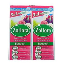 2 x Zoflora Concentrated Antibacterial Disinfectant BOUQUET 500ml