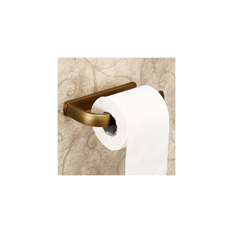 Weare Home Retro Bathroom Accessories Solid Brass Antique Brass Finished Toilet Roller Paper Holder Lavatory Accessories Wall maounted