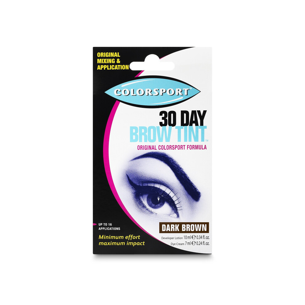 Colorsport 30 Day Brow Tint, Dark Brown