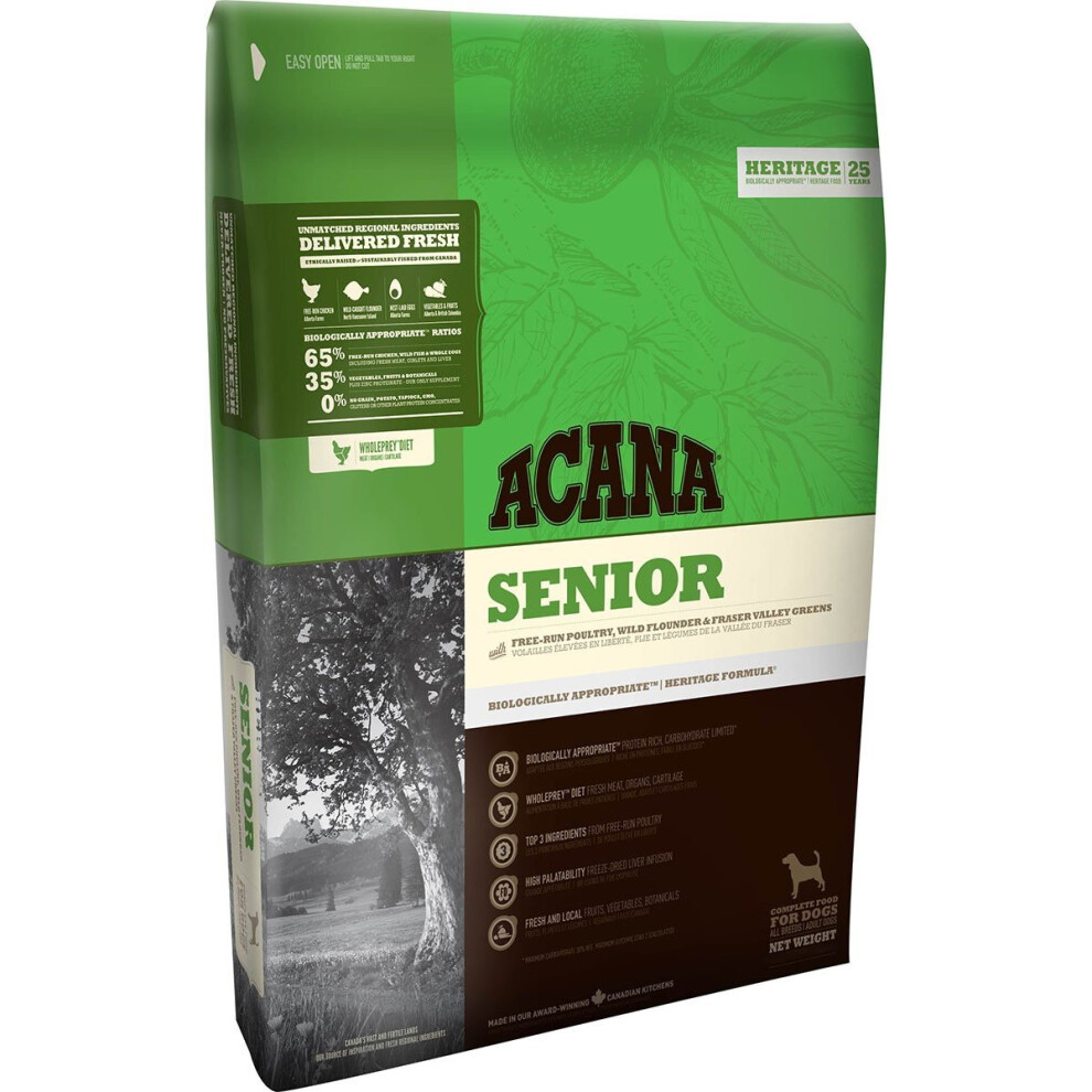 Acana Senior Dog Food, 11.4 Kg