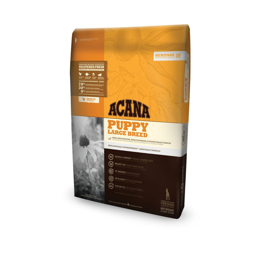 Acana Br50111 Dog Food For Puppy Large Breed, 11.4 Kg