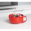 Sistema Sistema Red/Clear Microwave Porridge Bowl 850 ml 4