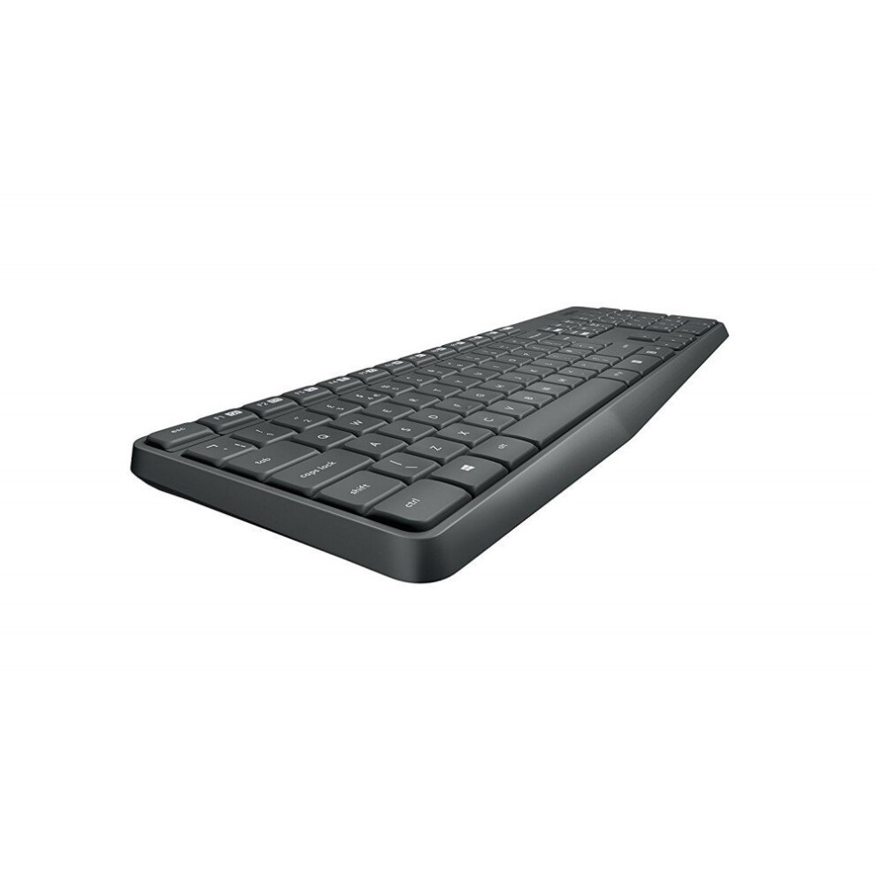 Logitech Mk235 Wireless Keyboard With Mouse Combo For Windows, Linux And Chrome Os - Qwerty, Italian Layout