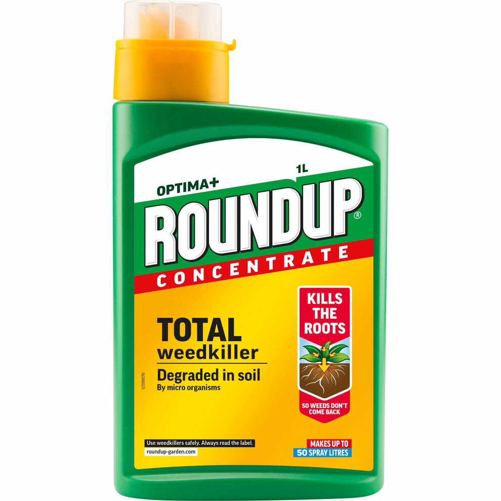 Roundup Optima+ Weedkiller Concentrate Bottle, 1 L-image-OPC-PPBR69-NEW