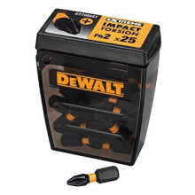 DEWALT Impact Torsion Bits Ph2 25Mm Tic Tac Display 21 Piece