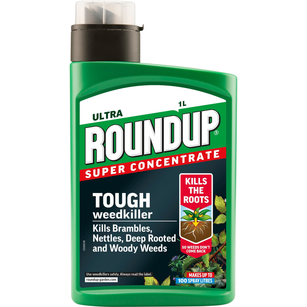 Roundup Ultra Weedkiller Concentrate 1 Litre