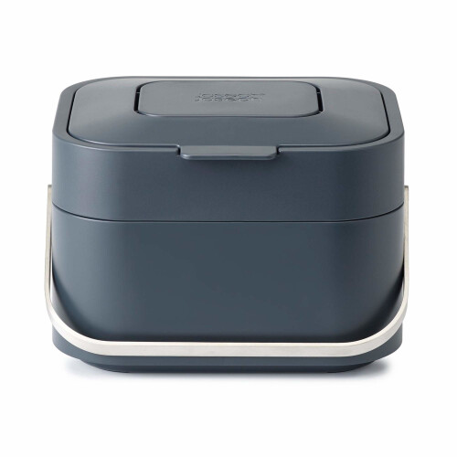 Joseph Joseph Joseph Joseph Intelligent Waste, Stack 4 Food Waste Caddy with Odour Filter - Graphite 2