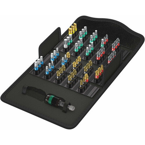 Wera Bit-Safe 61 BiTorsion 1 lige bitsæt PH PZ TORX Wera
