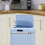 Swan Swan SWKA4500BLN Retro Square Sensor Bin with Infrared Technology, 45 Litre, Blue 2