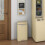 Swan Swan SWKA4500CN Retro Square Cream Sensor Bin - 45 Litre 9