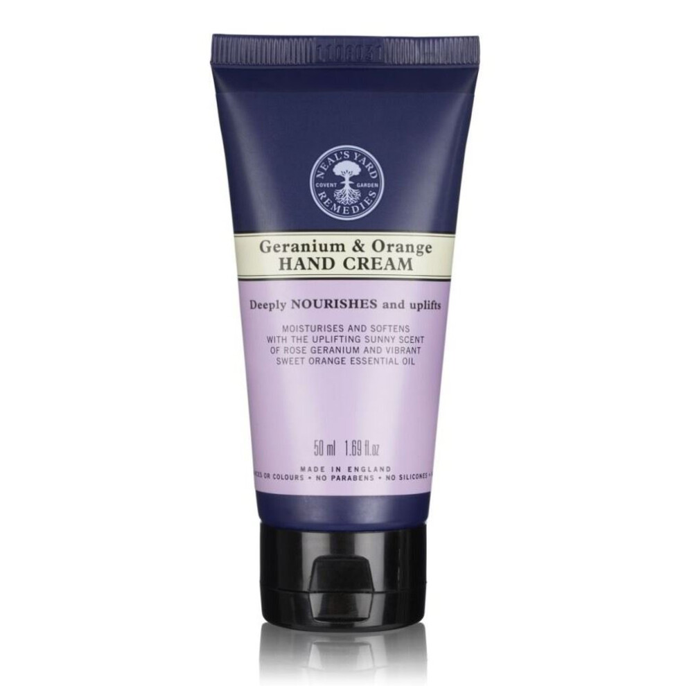 Neal's Yard Remedies Geranium & Orange Hand Cream 50ml Sealed