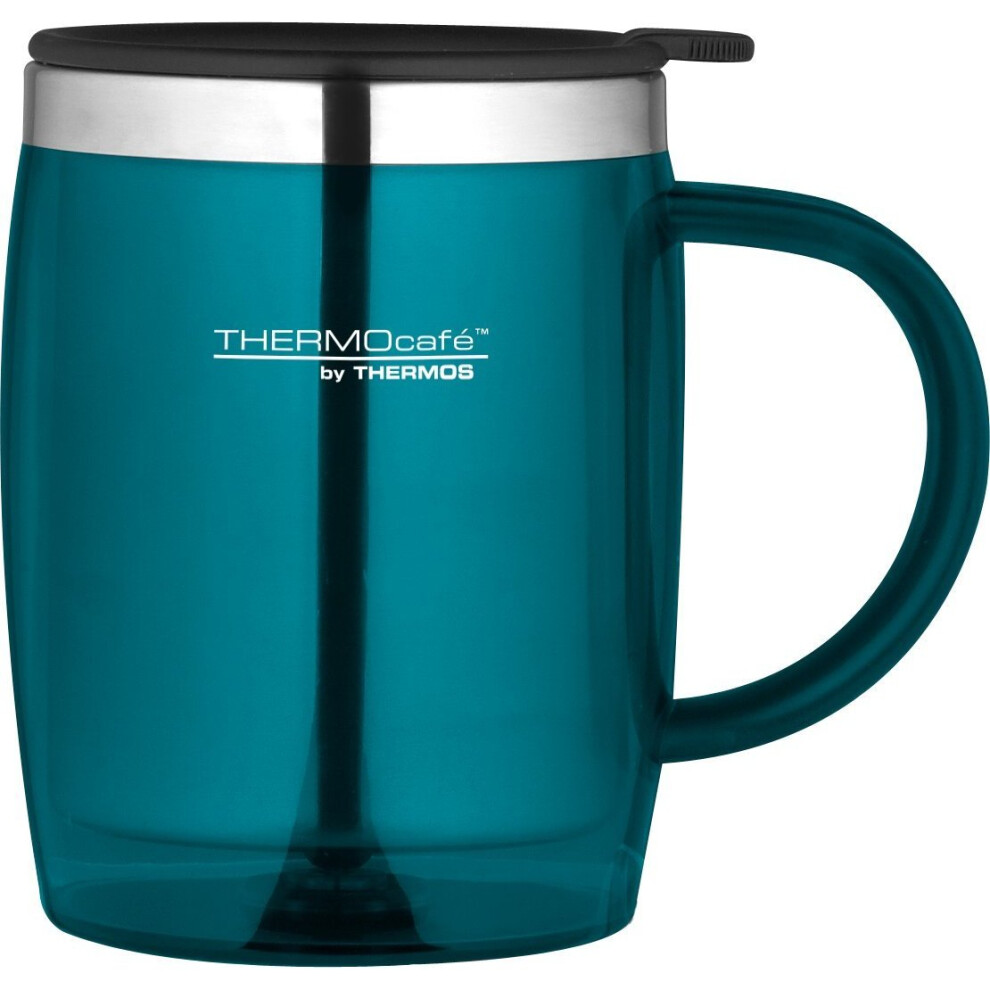 Thermos ThermoCafé Translucent Desk Mug, Lagoon, 450 ml