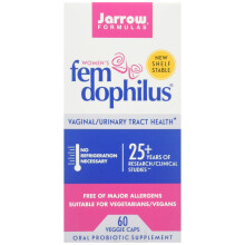 Jarrow Formulas, Fem Dophilus Végétalien, 1 Milliard d'UFC, 60 Capsules Végétales