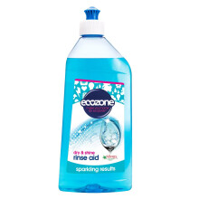 Ecozone Dishwasher Rinse Aid, 500ml, Active Quick Dry Action, Sparkling Results