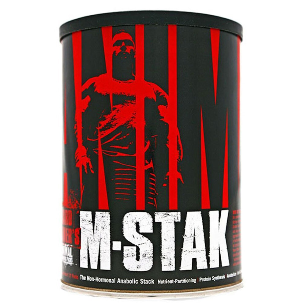 Animal Universal Nutrition M-STAK Hard Gainer Muscle Anabolic Kick Supplement, Pack of 21