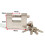 CDCÂ®5 Keys 1.1 KG Super Heavy Duty Rectangular 20' 40' Container Garage Shed Shutter Chain Padlock 94mm Heavy Duty High Security 4