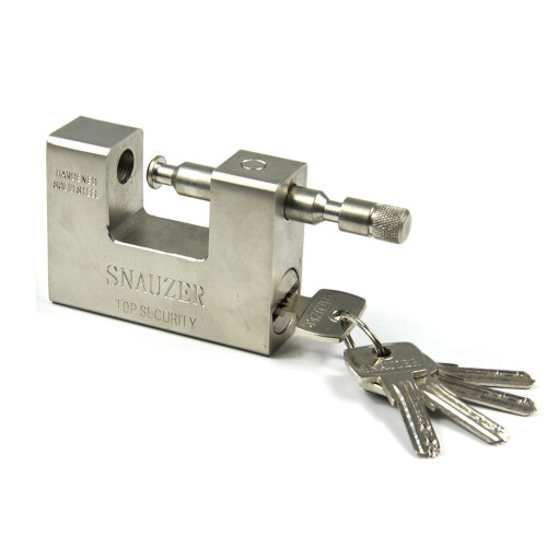 CDCÂ®5 Keys 1.1 KG Super Heavy Duty Rectangular 20' 40' Container Garage Shed Shutter Chain Padlock 94mm Heavy Duty High Security