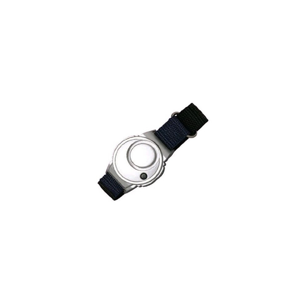 Loud Wrist Worn Personal Safety Security Panic Attack Jogger Runner Walker Alarm 130dB Silver Strap