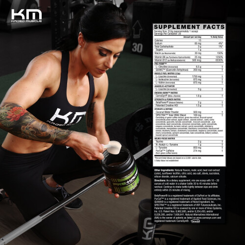 Kaged Muscle Pre Kaged Pre-Workout Primer, Fruit Punch, 20 Count 2