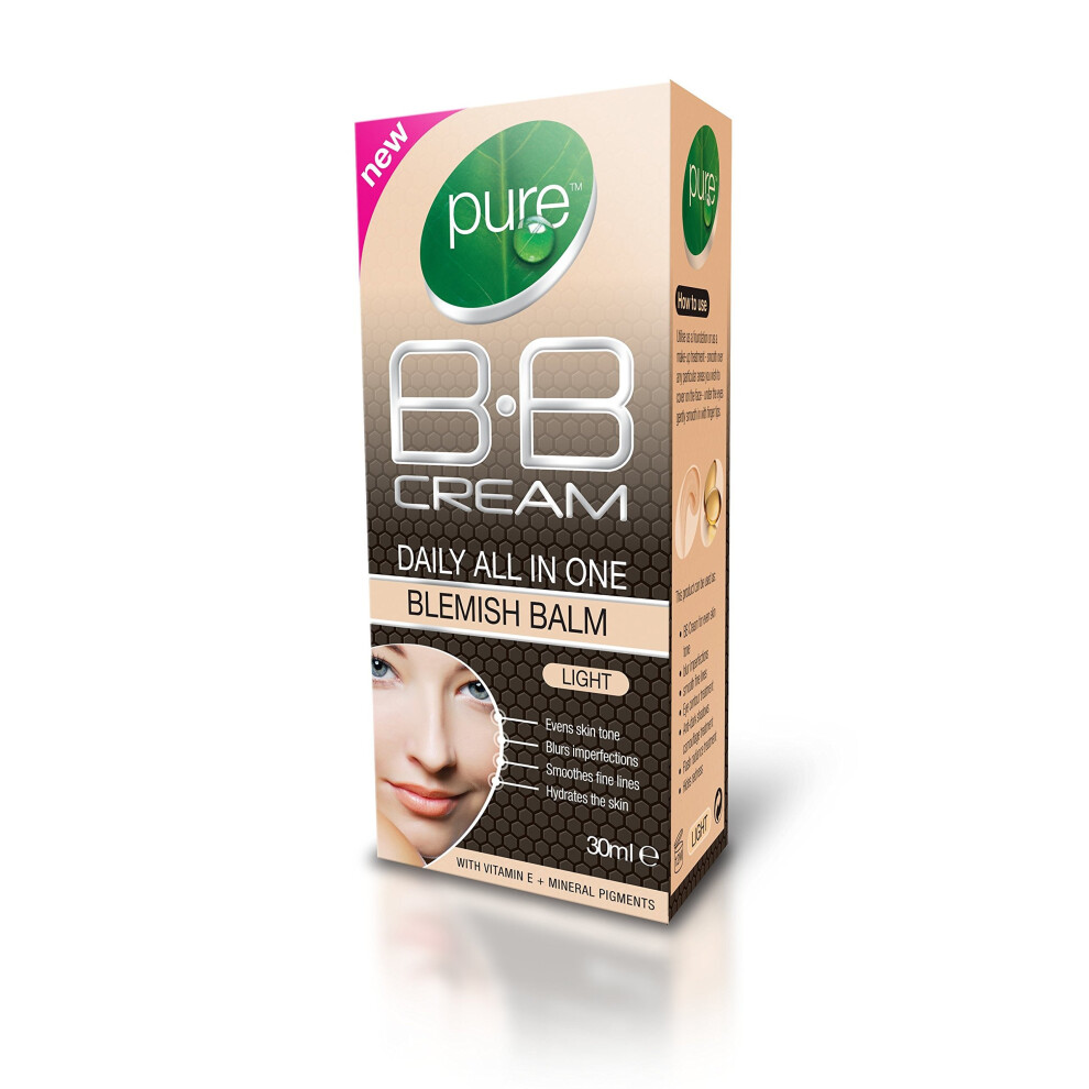 Pure BB Cream Daily all in one Blemish Balm Light 30ml