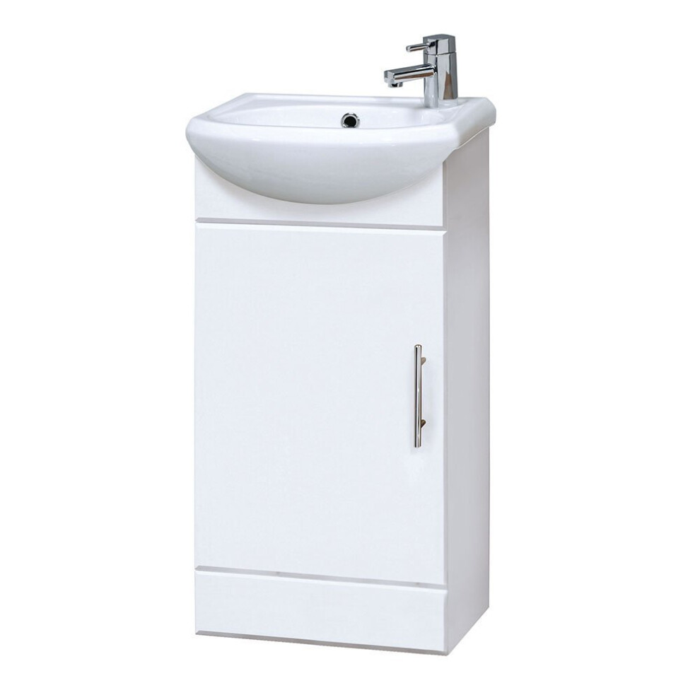 Cloakroom 420mm Cabinet & Basin