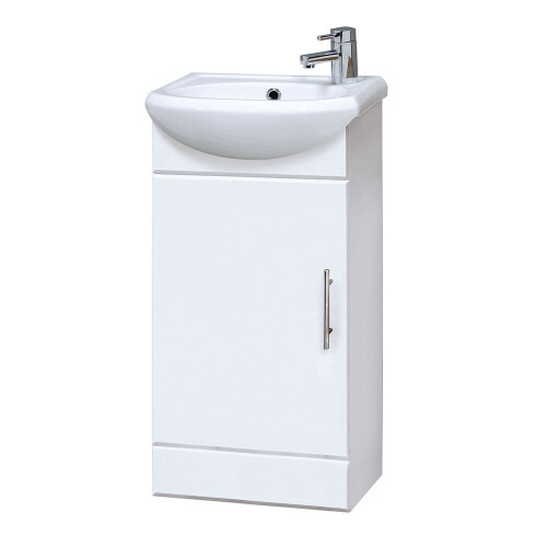 Premier Cloakroom 420mm Cabinet & Basin 1
