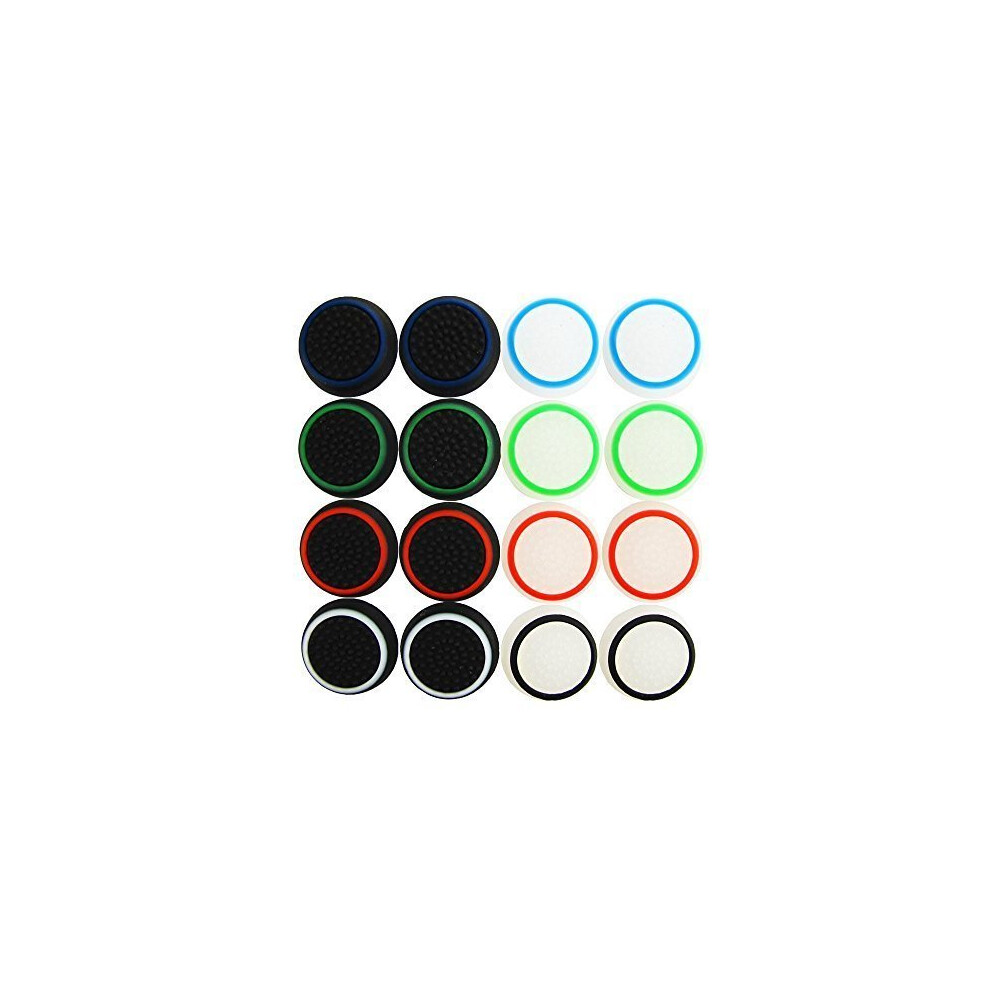 Pack Of 16Pcs Thumb Grip Thumbstick Noctilucent Sets For Ps2, Ps3, Ps4, Xbox 360, Xbox One Controller By Superstore_electronics 600380029341