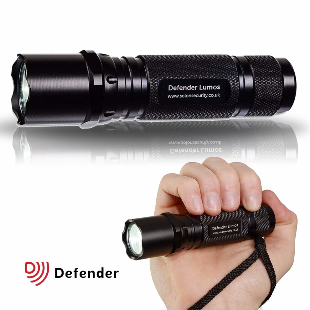 Waterproof Police Issue LED Torch - LED Flashlight - LED Cree Chips Light XP-E2 Torch - 230 Lumens Long Distance Beam - Used by UK Police Forces