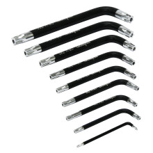 Rolson 40373 Short Arm Star Key Set - Multi-Colour (9-Piece)