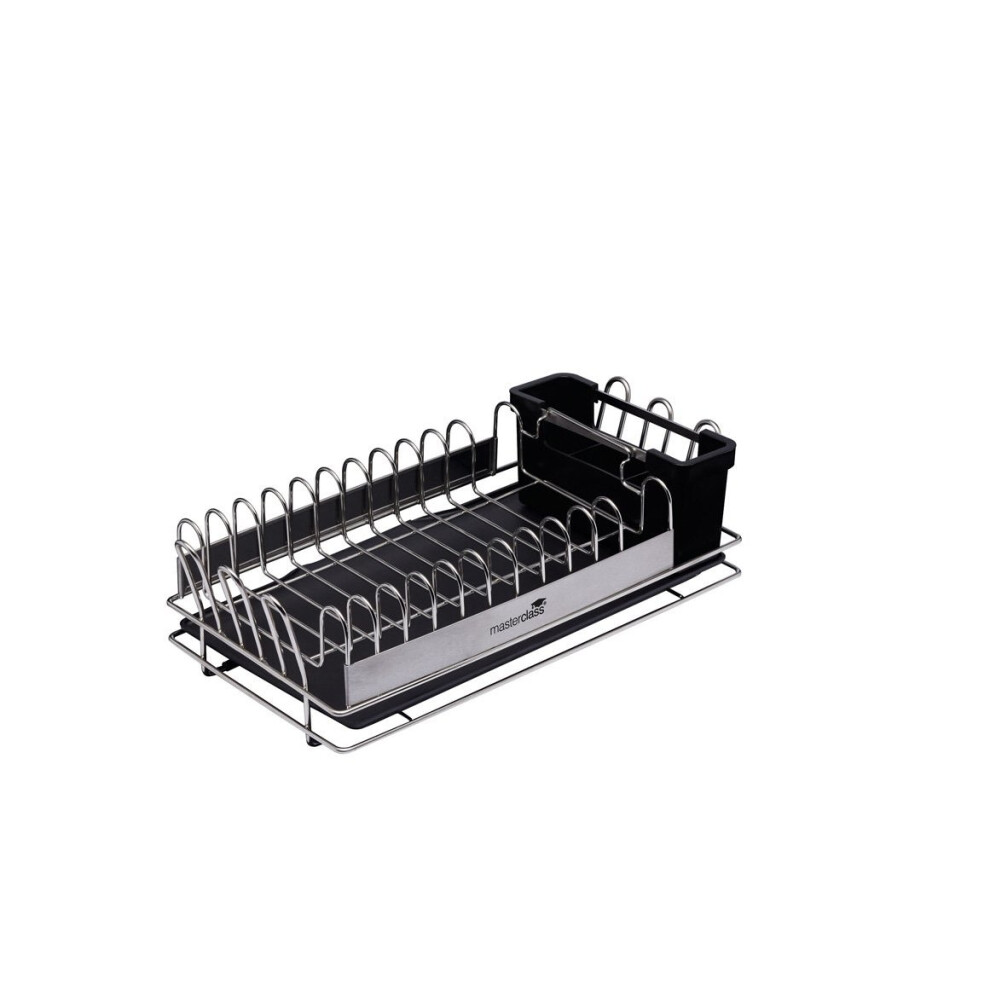 MasterClass Compact Stainless Steel Dish Drainer