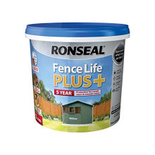 Ronseal RSLFLPPW5L 5 Litre Fence Life Plus Paint - Willow