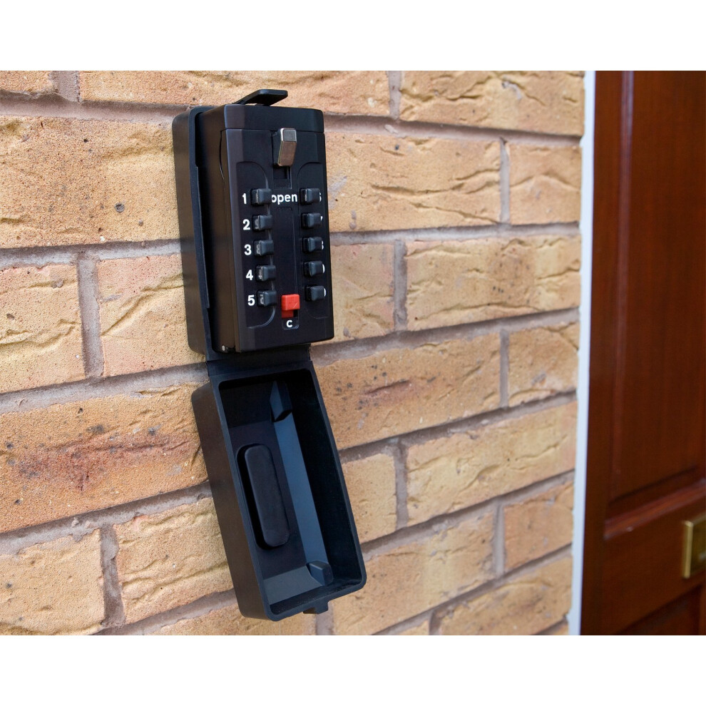 Defender Wall Mounted Key Safe Push Button Combination Key Safe