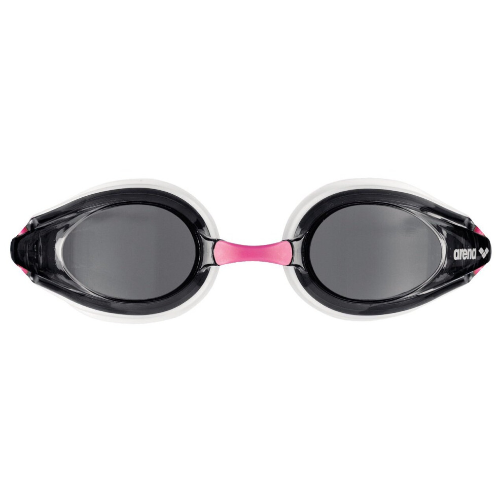Arena Tracks Goggles, /Smoke/, One Size White/Fuchsia