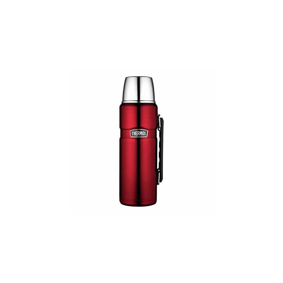 Thermos Stainless King, Cranberry 1.2Litre Vacuum Flask