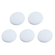 Efbock Silicon Wall Protectors Self Adhesive Door Handle Bumper Guard Stopper Rubber Door Stops (White 5pcs)