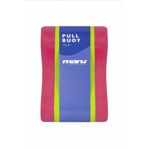 Maru Maru Pull Buoy (Pink/Lime/White, Adult) 1